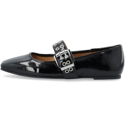 BIAROSE MARY JANE FLAT FAUX LEATHER