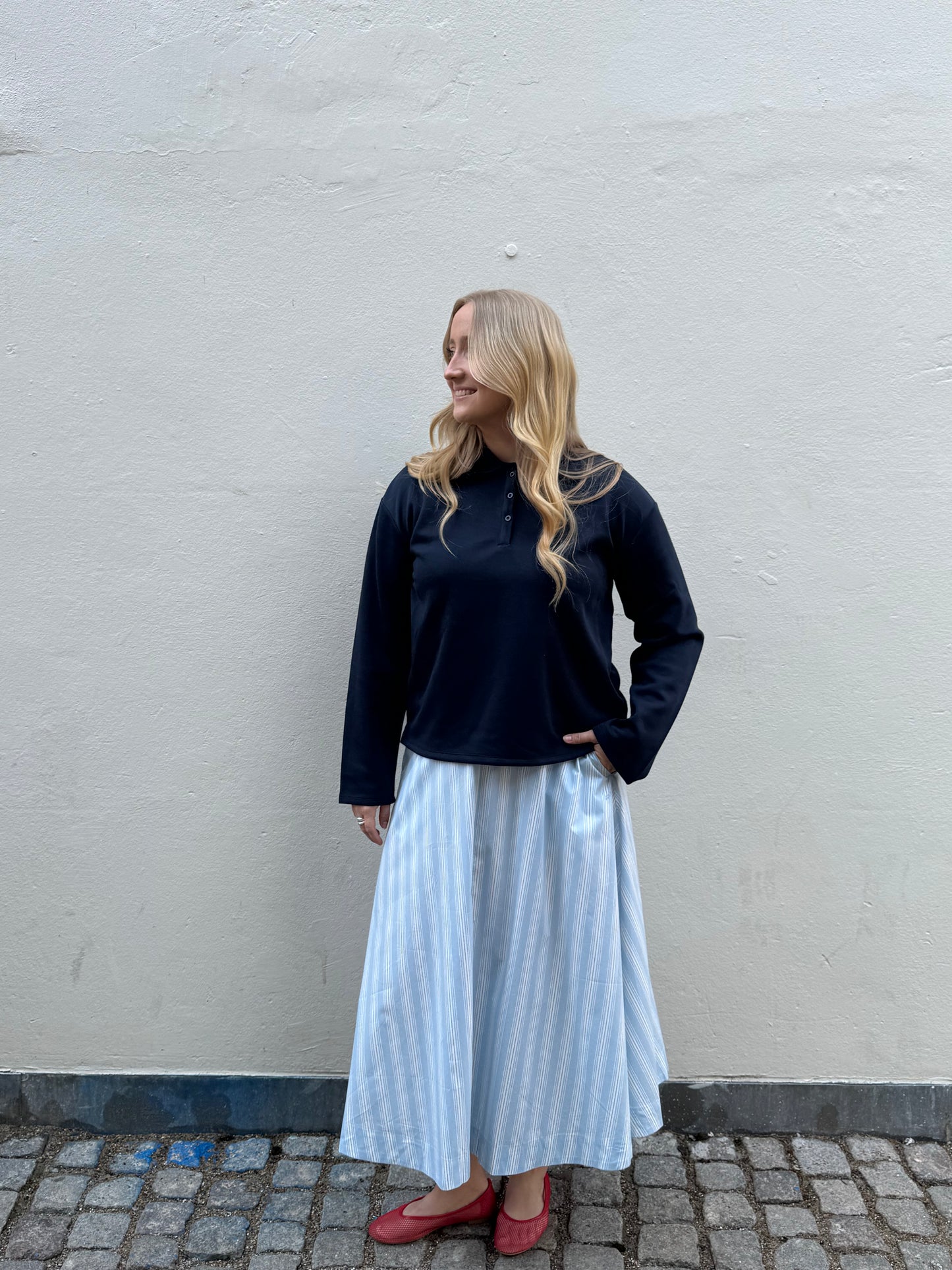 JXAVA Long Skirt - Cashmere Blue
