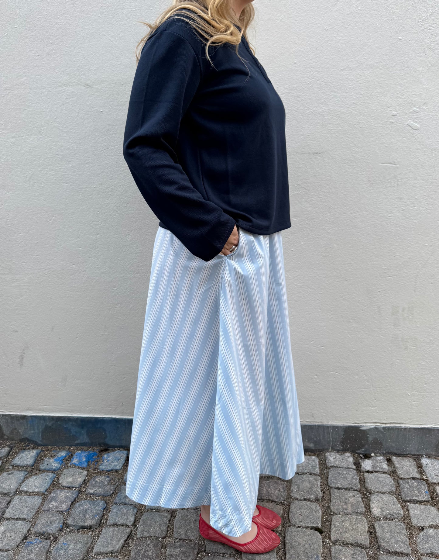 JXAVA Long Skirt - Cashmere Blue
