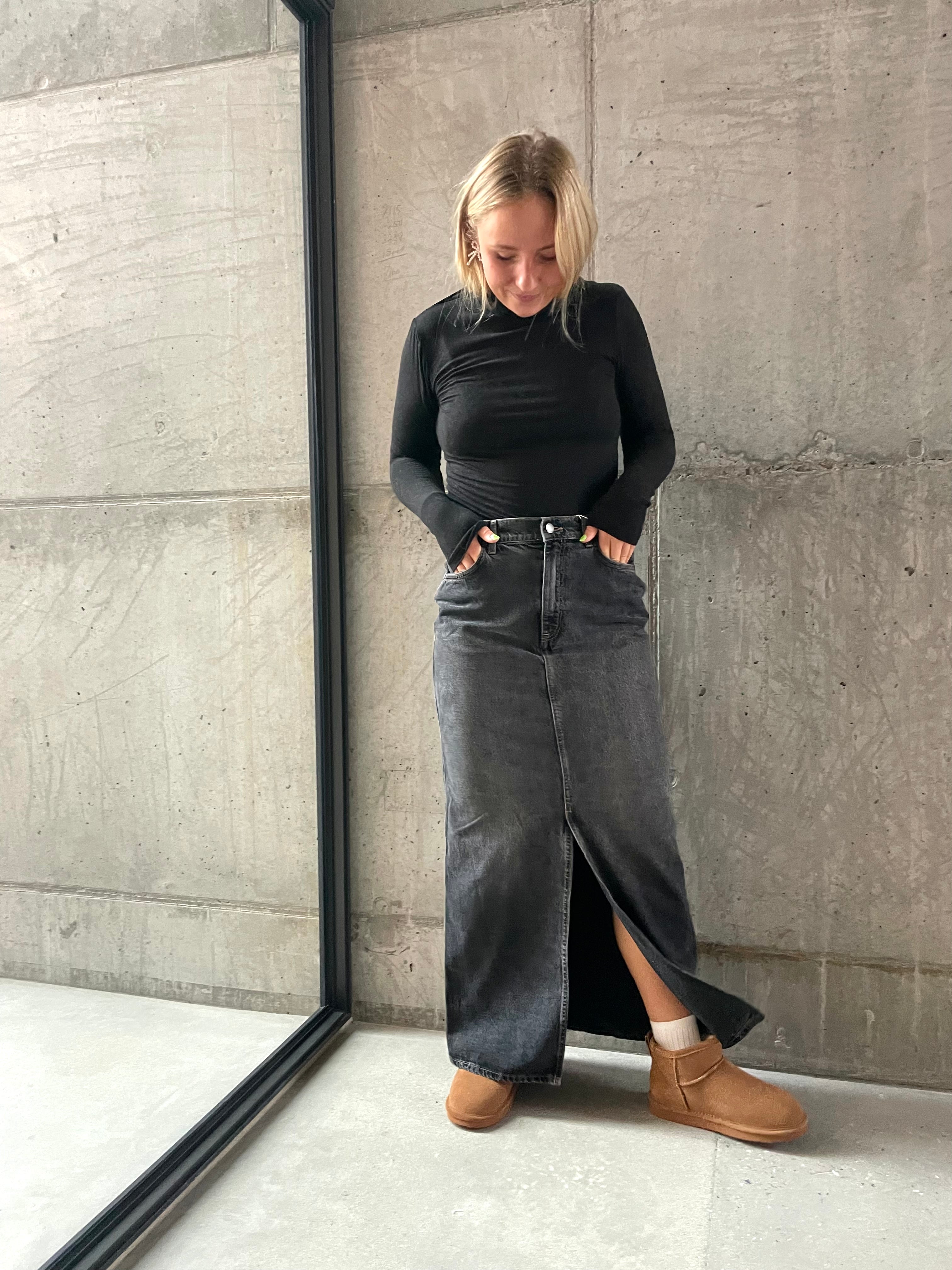 ONLLUNA T-Shirts & Tops - Black Melange