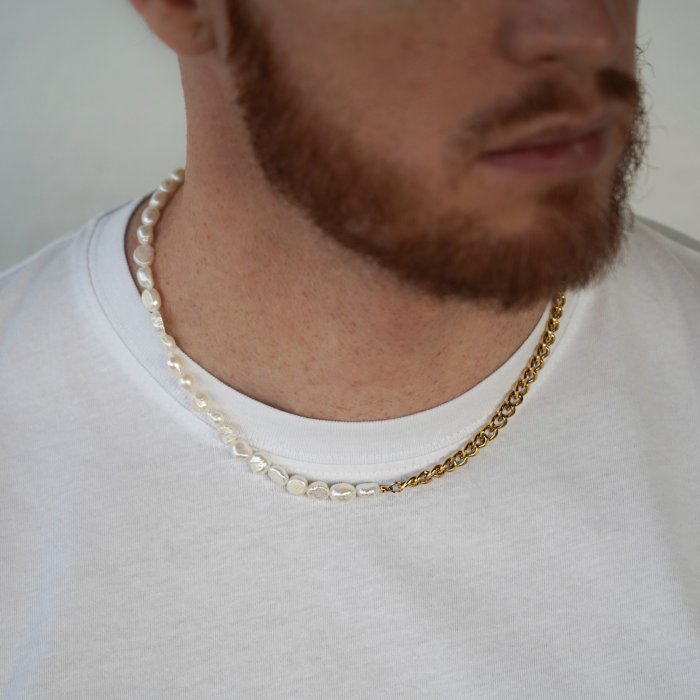 Kattegat Pearl Halskæde - Guldtonet