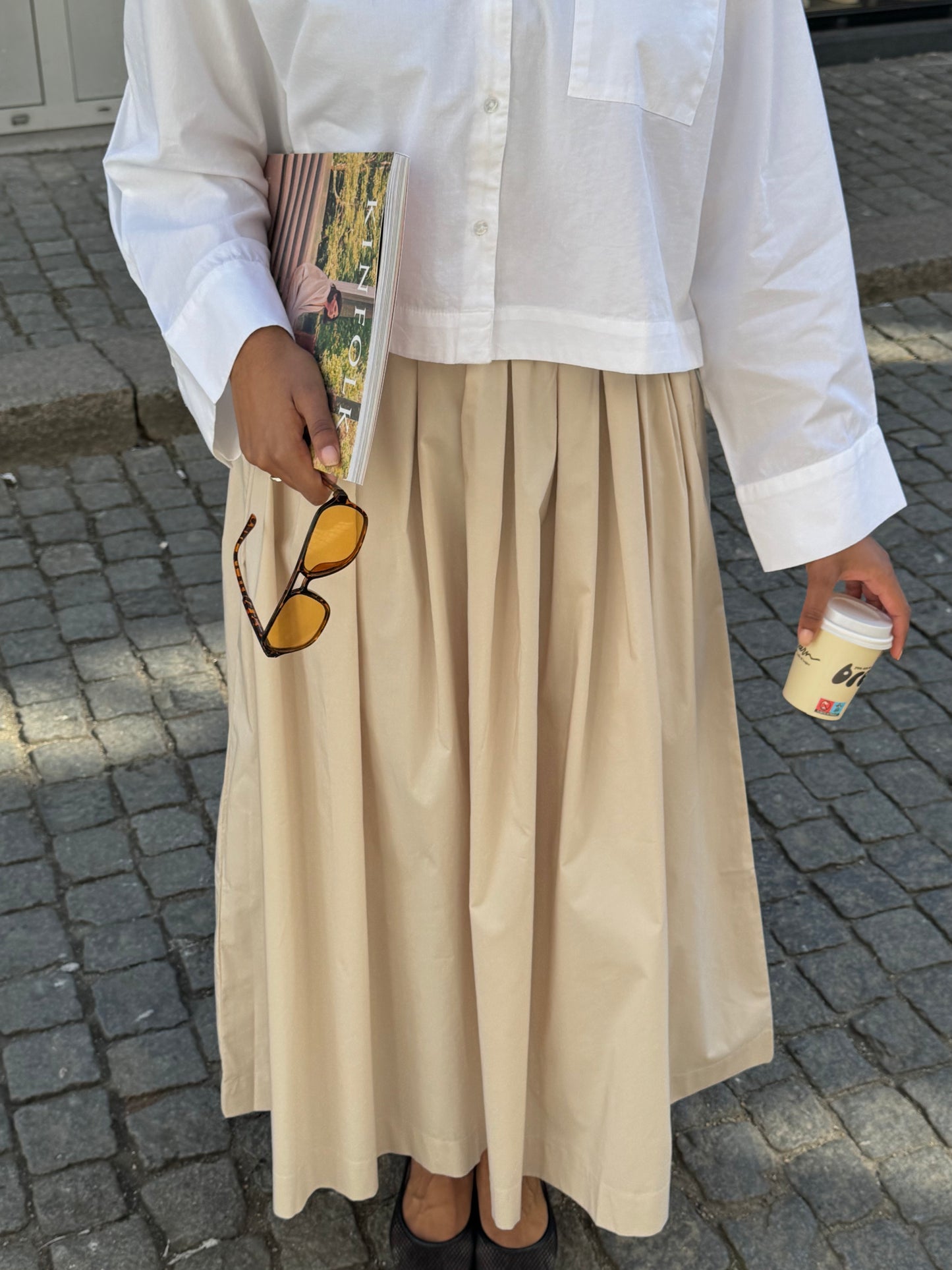 OBJPAIGE Short Skirt - Humus