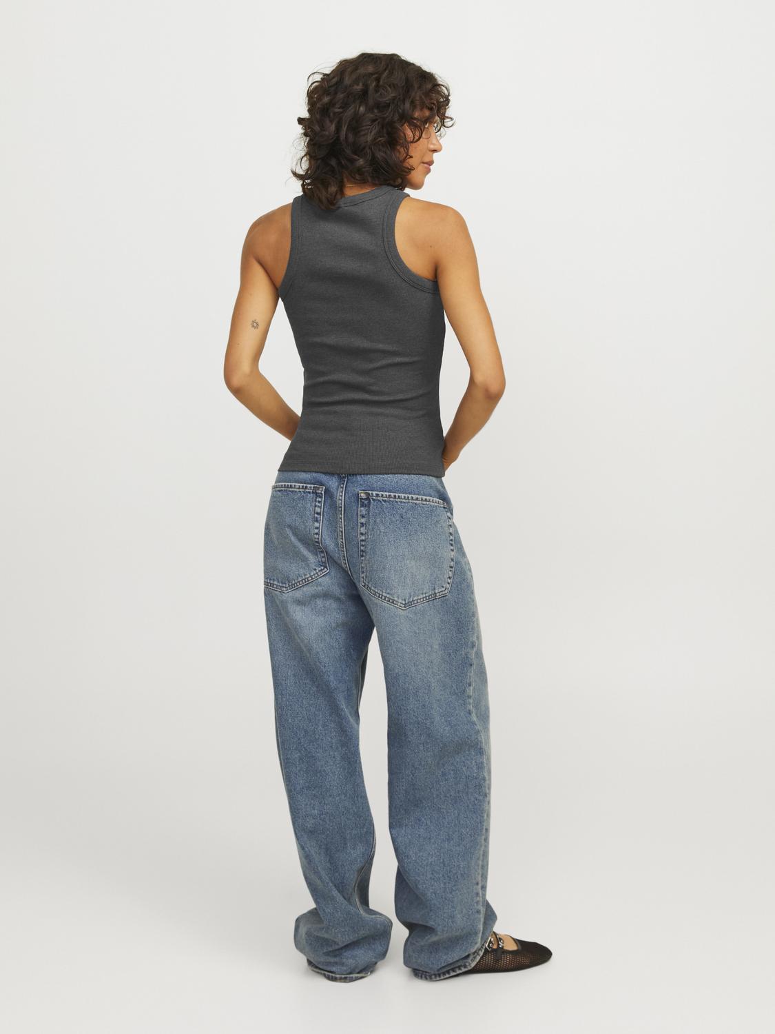 JXFOREST Tank Top - Dark Grey Melange