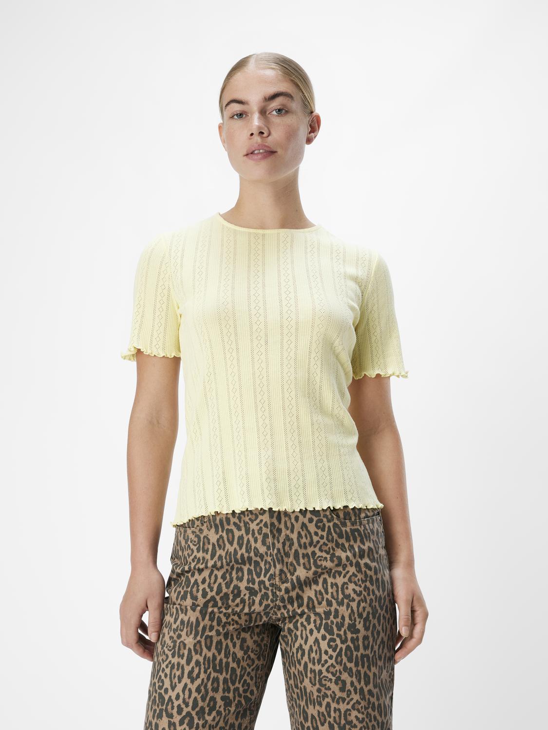 OBJAMALIE T-Shirt - Lemon Meringue