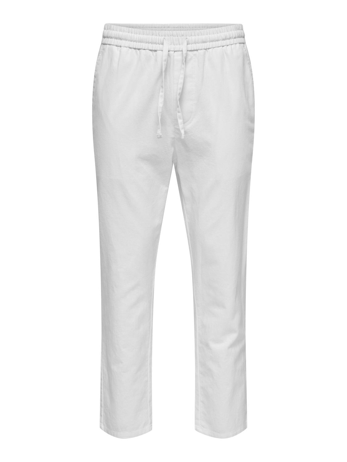 ONSLINUS Trousers - Bright White