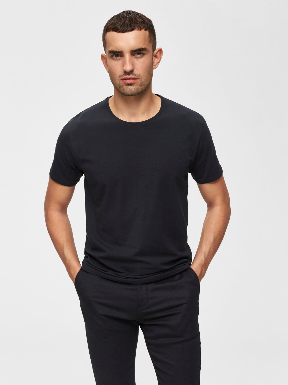 SLHNEWPIMA T-Shirt - black