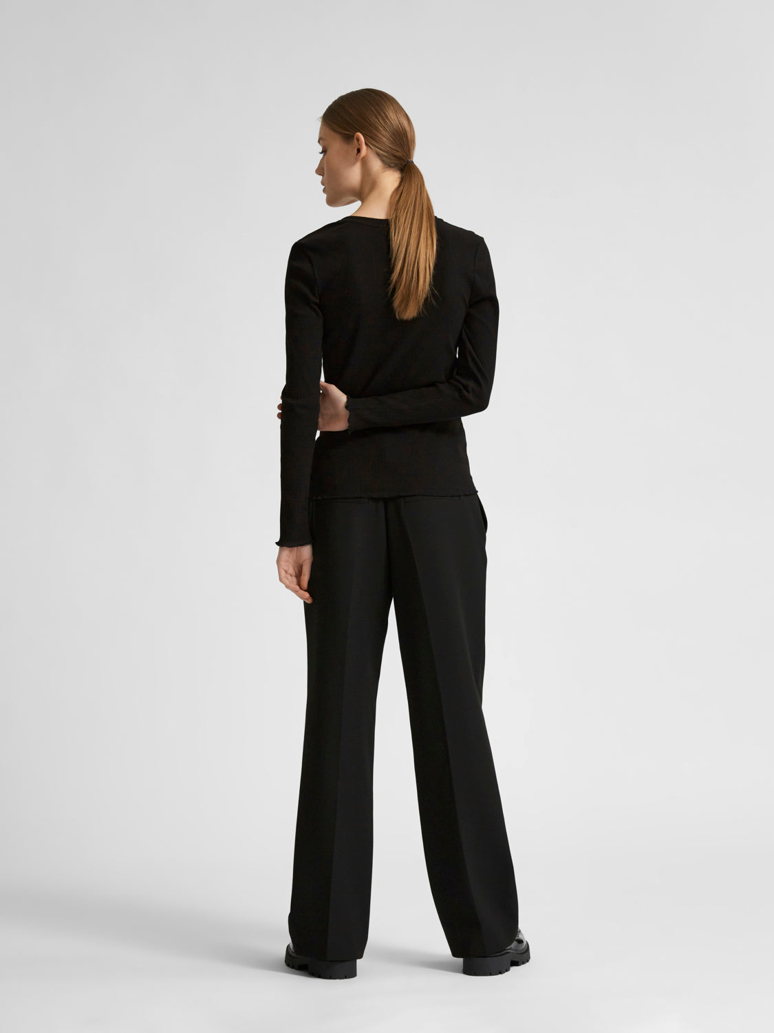 SLFANNA T-Shirt - black