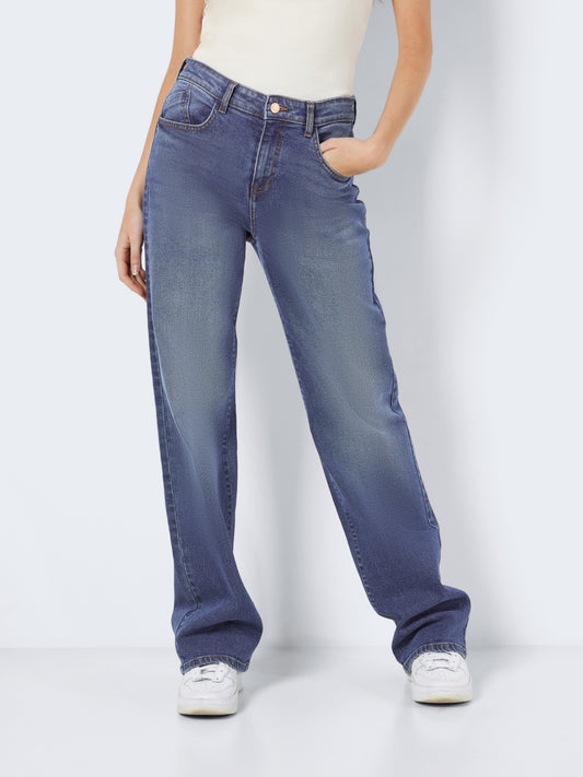 NMYOLANDA Jeans - Medium Blue Denim