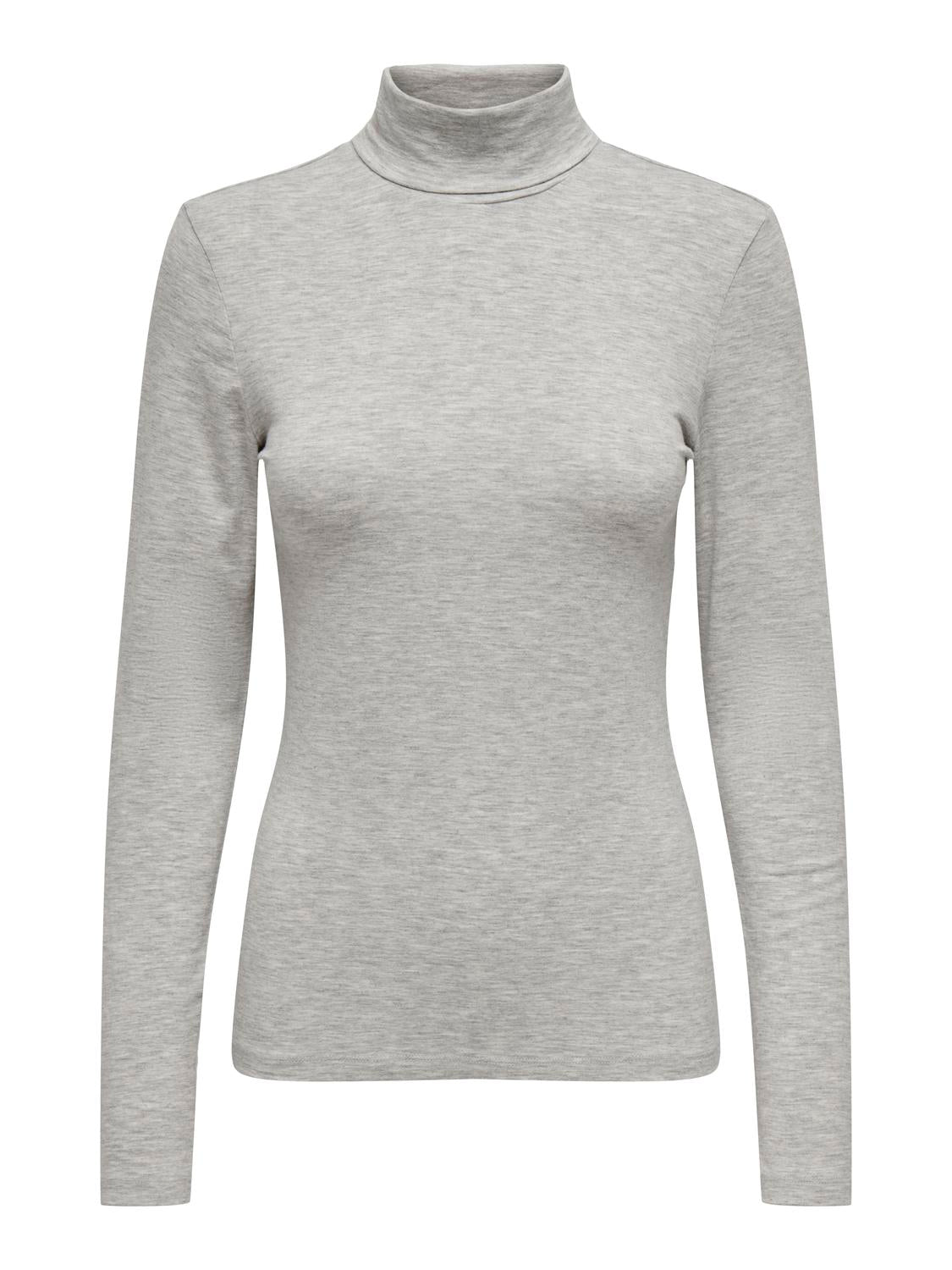 ONLLUNA T-Shirts & Tops - Light Grey Melange
