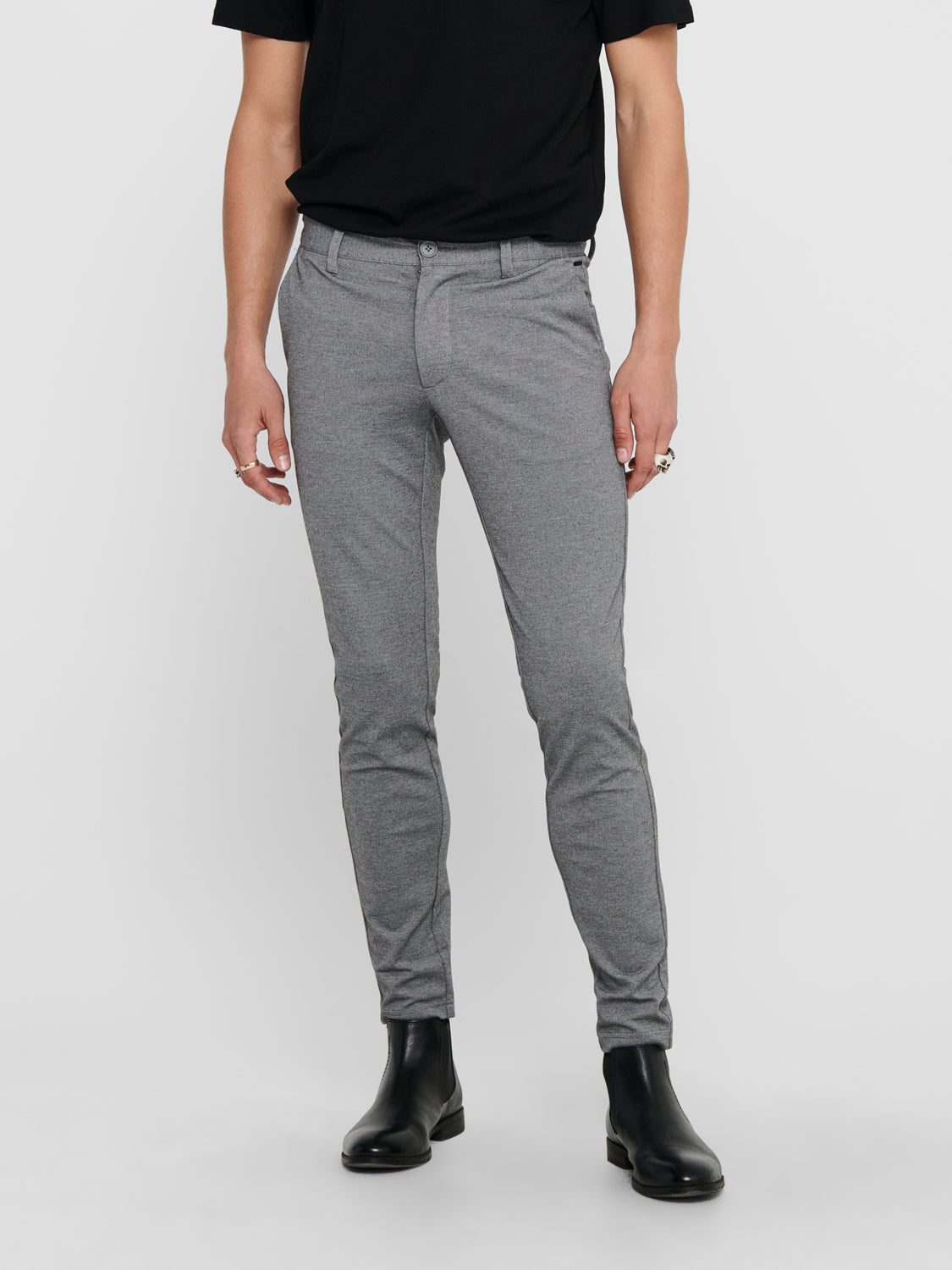 ONSMARK Pants - Medium Grey Melange
