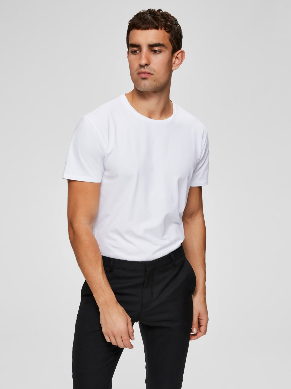 SLHNEWPIMA T-Shirt - bright white