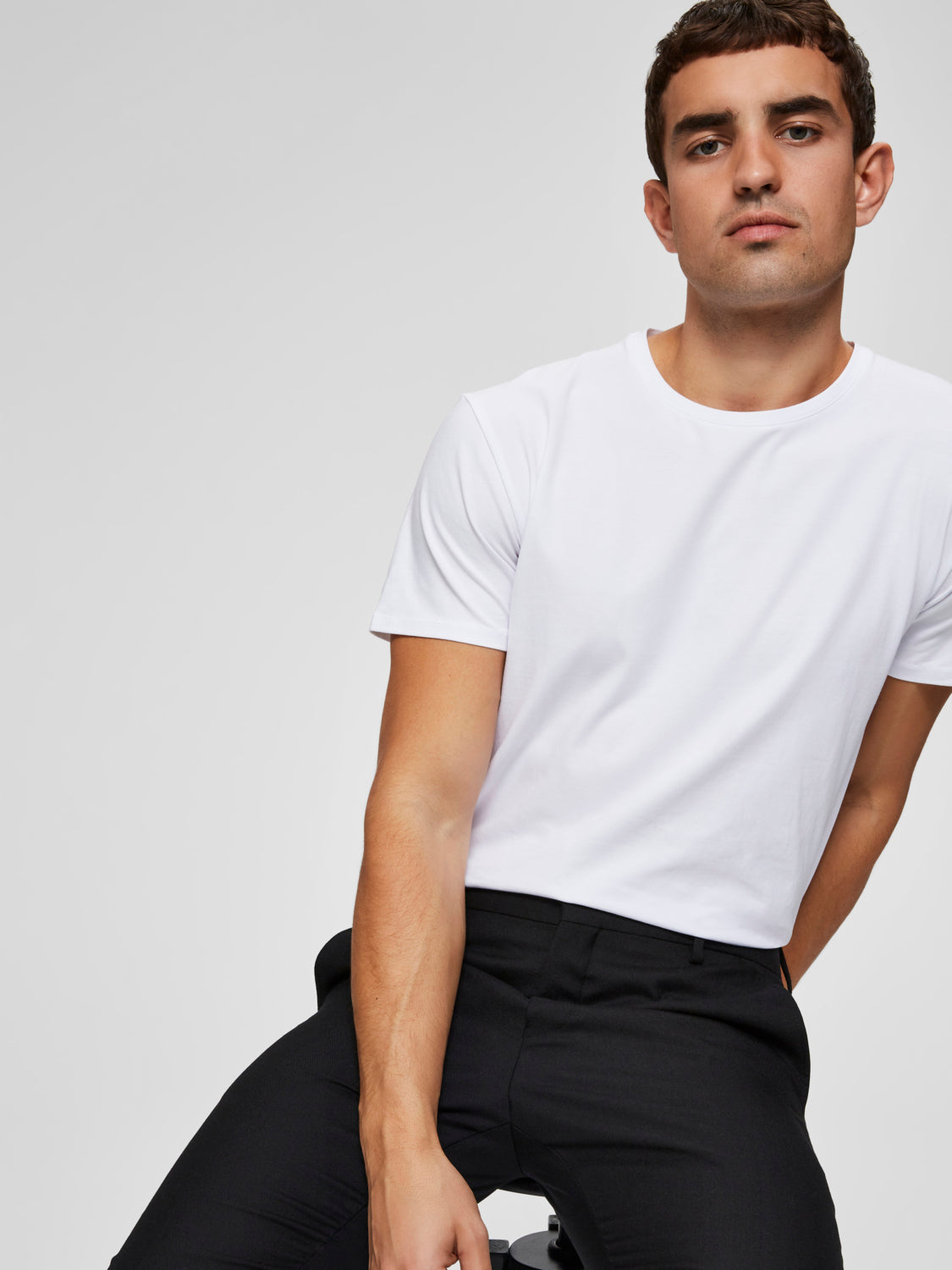 SLHNEWPIMA T-Shirt - bright white