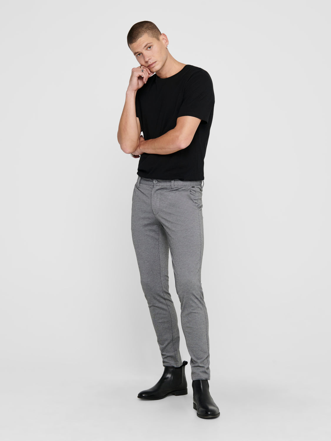ONSMARK Pants - Medium Grey Melange