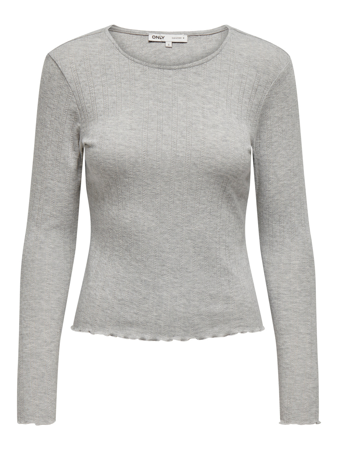 ONLCARLOTTA T-Shirt - Light Grey Melange