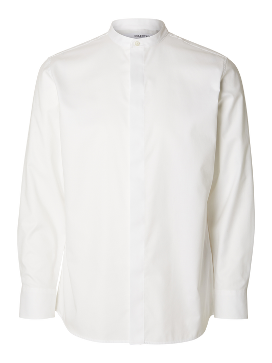 SLHSLIMETHAN-TUX Shirts - Bright White