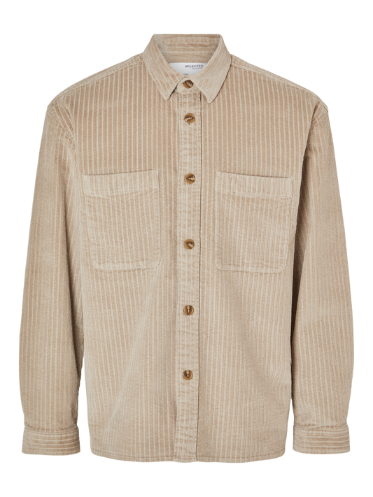 SLHPEDER-CORDRUROY Shirts - Pure Cashmere