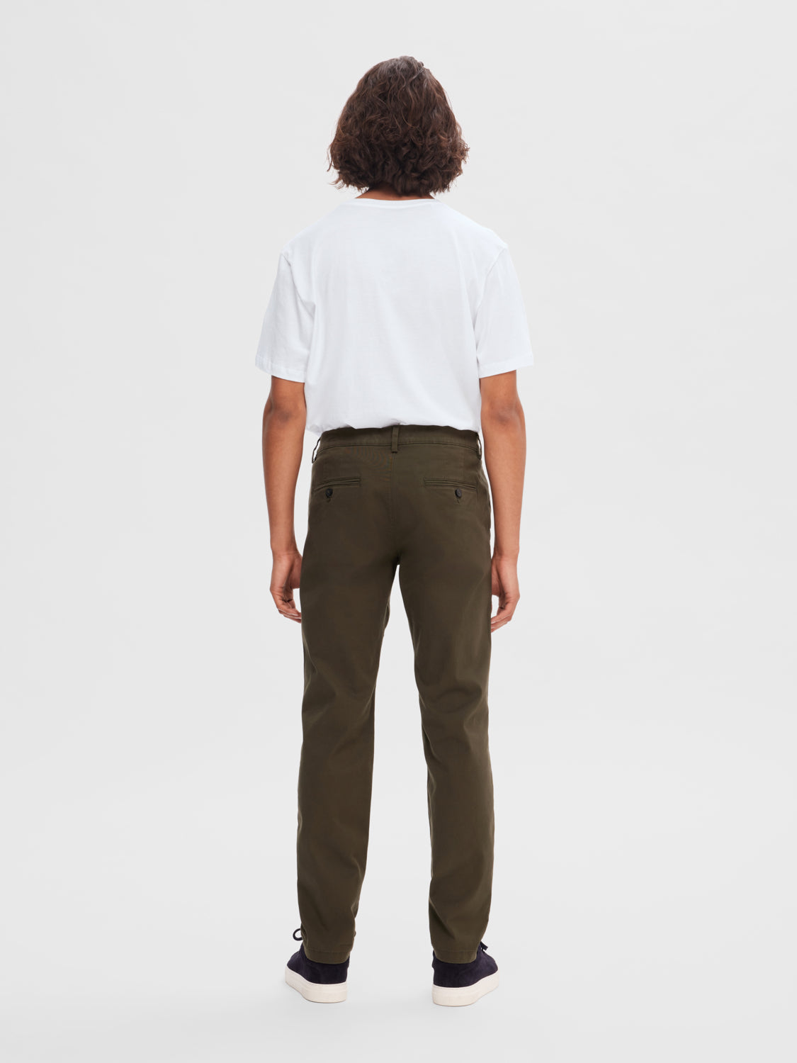 SLH175-SLIM Pants - Forest Night