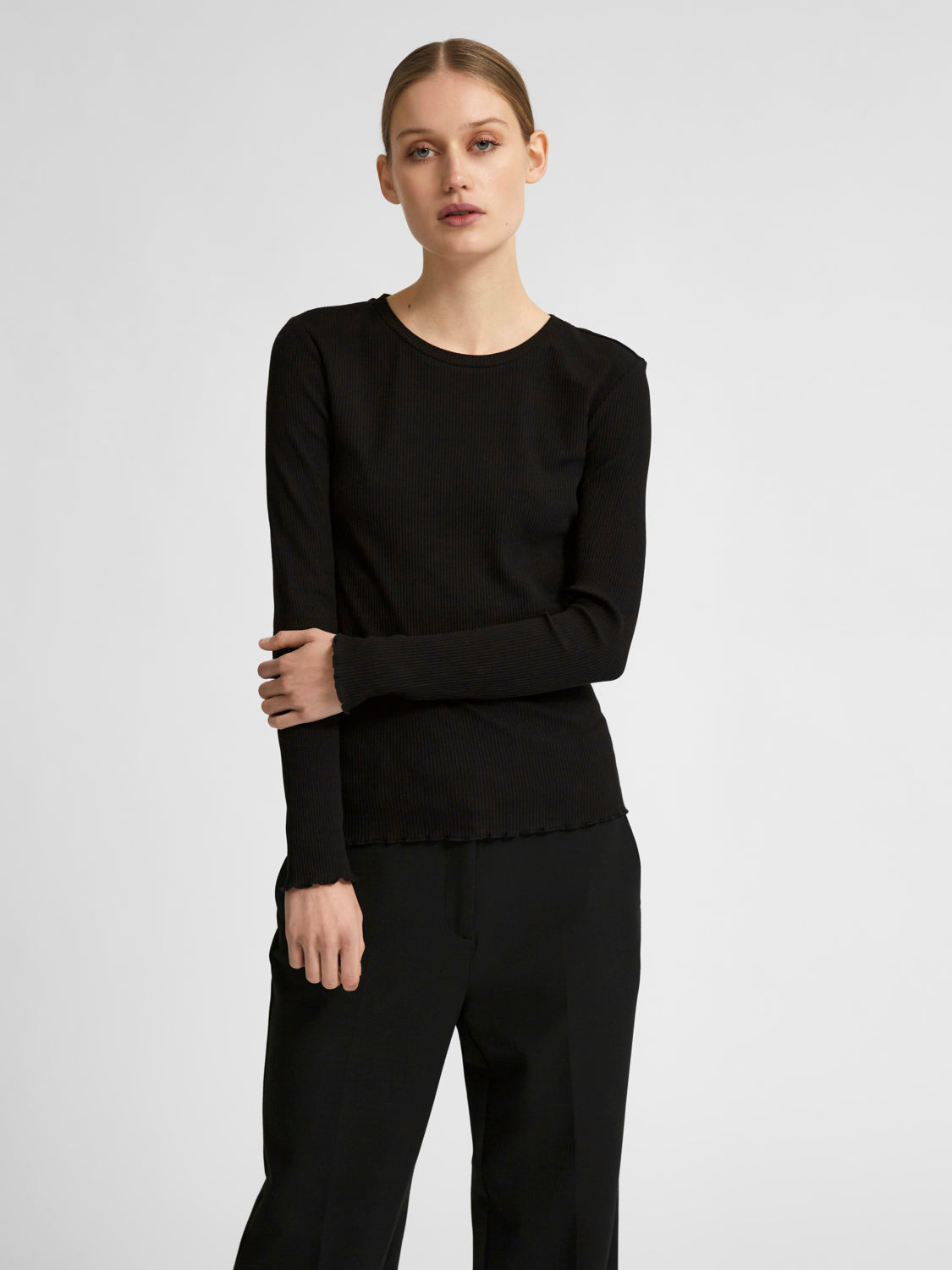 SLFANNA T-Shirt - black