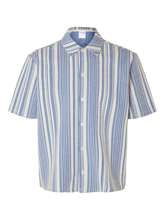 SLHBOXY-SKYLAR Shirts - Nautical Blue
