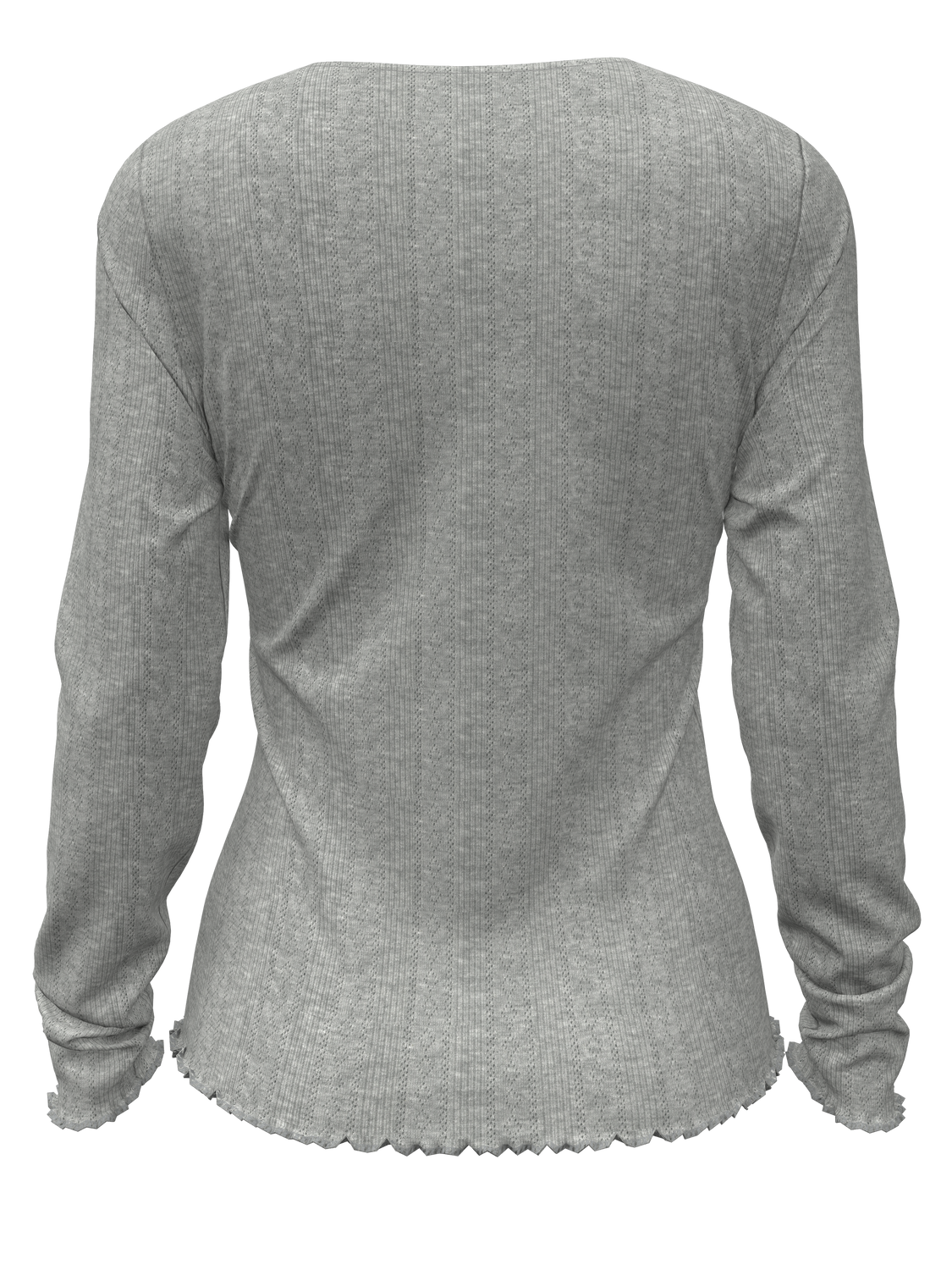 OBJAMALIE T-Shirt - Medium Grey Melange